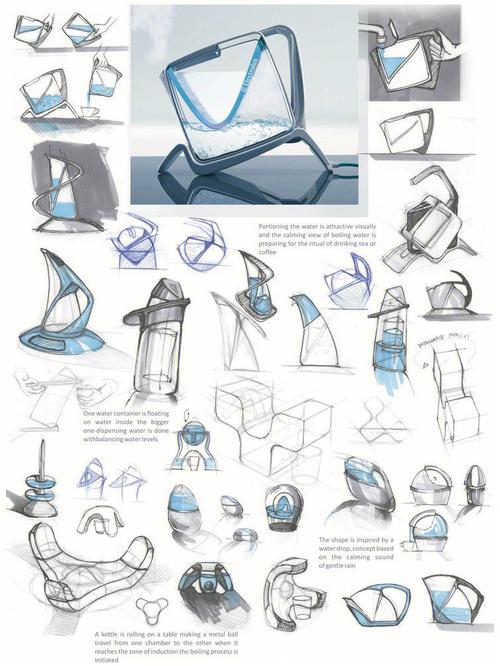 工业设计与产品设计 草图推演过程的平面设计分享